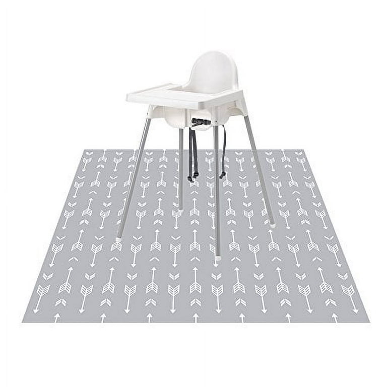 Splat Mat for Under High Chair/Arts/Crafts, WOMUMON 51 Waterproof Spill Mat  Washable Non-Slip Floor Protector Splash Mat, Messy Mat and Table Cloth :  : Home & Kitchen