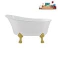 thumbnail image 1 of 51'' Streamline N373BGL-IN-BGL Soaking Clawfoot Tub and Tray with Internal Drain, 1 of 9