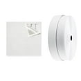 thumbnail image 1 of 51 X 51" Attic Fan Cover with Sticky Self-Adhesive Hook and Loop Tape, Aluminum Attic Ceiling Insulation Shutter Cover, Attic Ceiling Fan Shutter Seal Cover, Attic Cover for Attic Fan Vent, 1 of 5