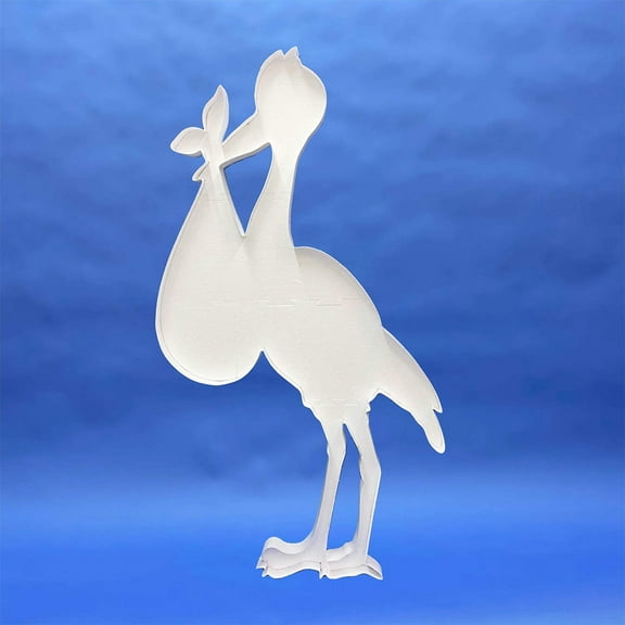 51 inch Stork Mosaic Frame (1 Pack) - Party Supplies Decoration