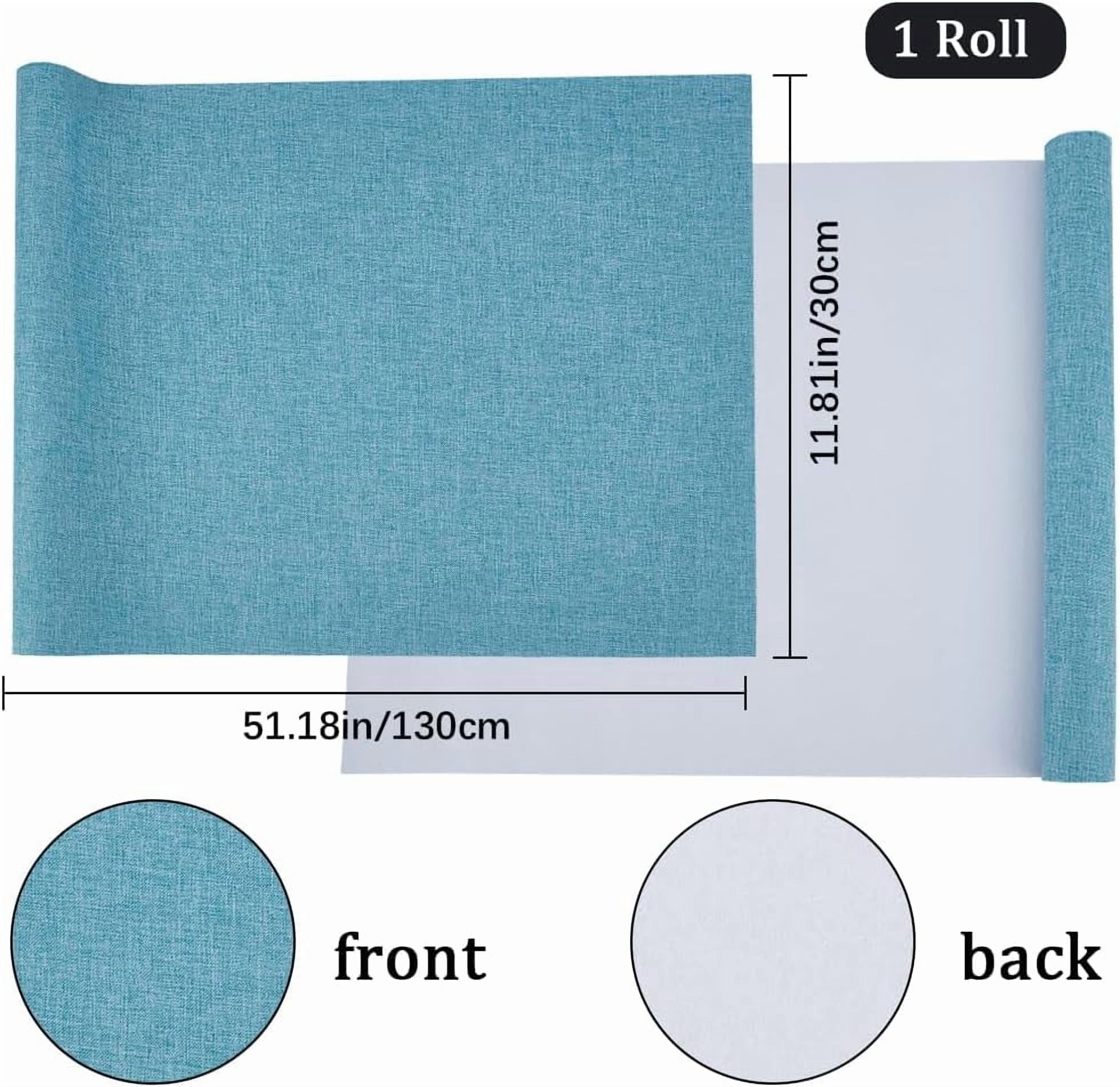 51 x 11.8 Inch Blue Book Cover Fabric Bookbinding Book Cloth A4 to A8 ...