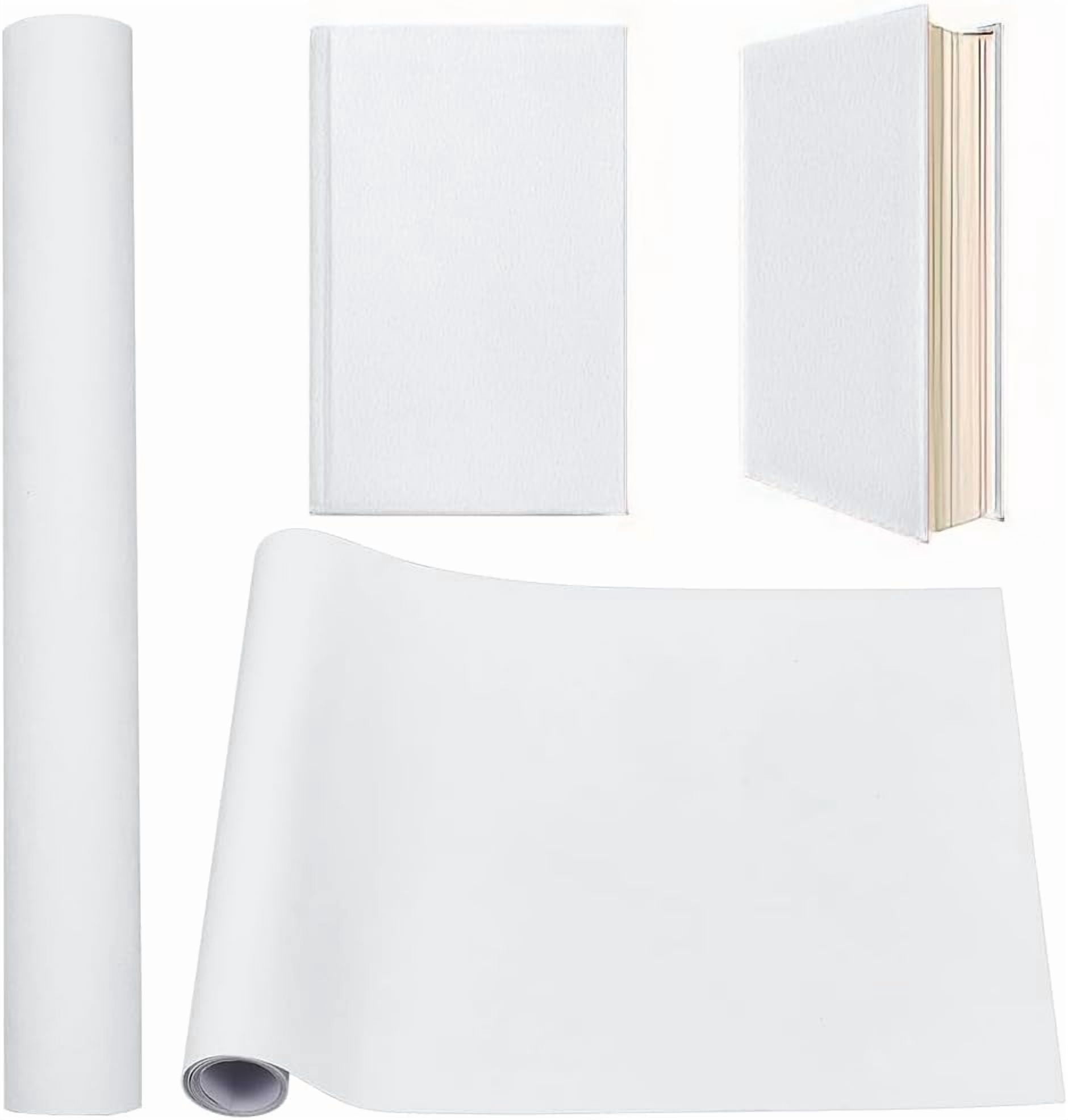 51 x 11.8 Inch White Book Cloth Paper Backed Book Cover Suede Fabric ...