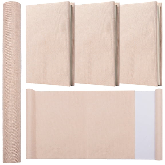 51 x 11.8 Linen Book Cloth Nude Pink for Book Binding A4-A8 Fabric Surface Paper Backed Bookcover Album Scrapbooking Archival DIY Covering Protector