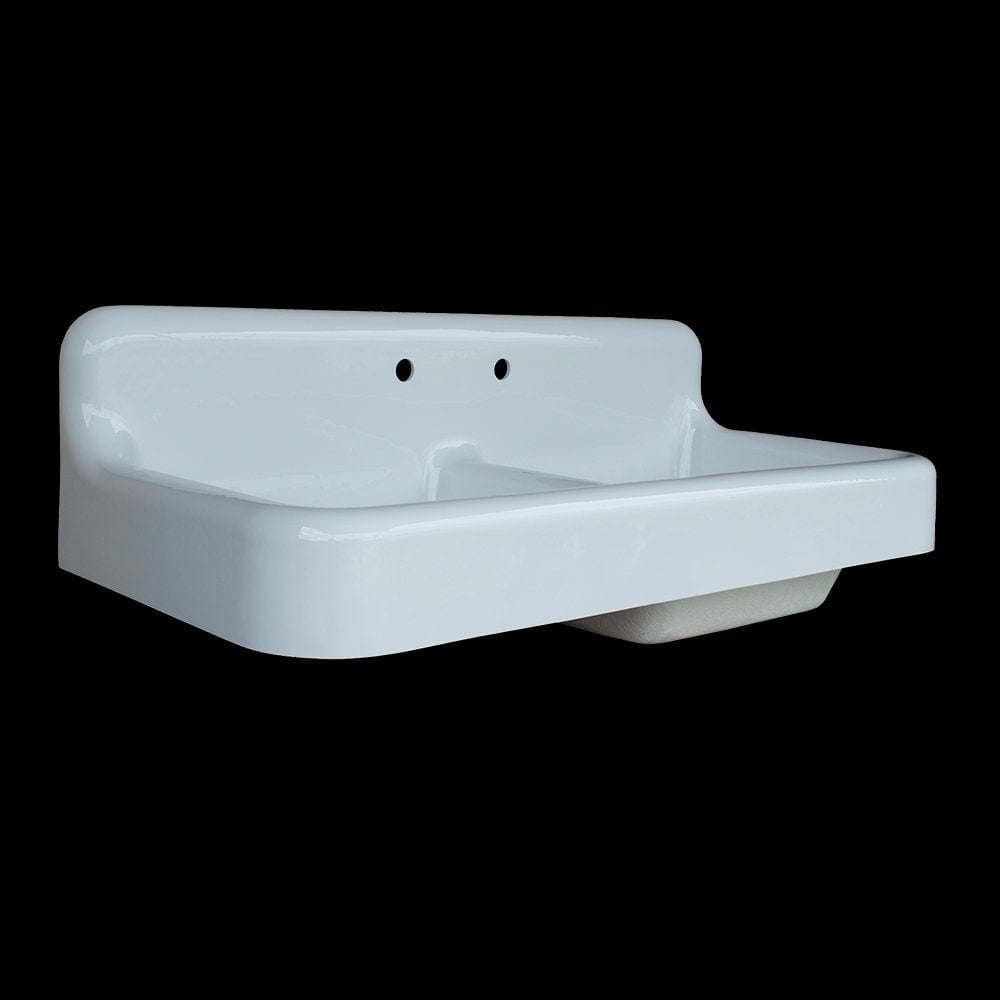51" x 24" Large Double Bowl Apron Front Farmhouse Sink - Reproduction Model #DBA5124