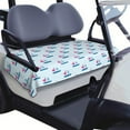 thumbnail image 1 of 51" x 31" Golf Cart Bench Seat Protector, Microfiber Towel Cover for EZGO RXV, Club Car DS, Yamaha Drive, Icon Standard Seats, 1 of 8