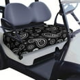 thumbnail image 1 of 51" x 31" Soft Microfiber Golf Cart Seat Cover, Universal Design for EZGO RXV, Club Car Onward, Yamaha Drive, Icon Front Seats, 1 of 8