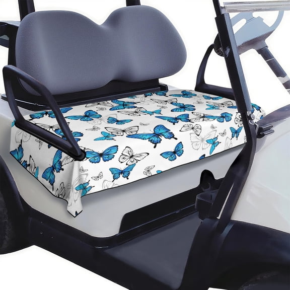 51" x 31" Soft Microfiber Golf Cart Seat Cover, Universal Design for EZGO RXV, Club Car Onward, Yamaha Drive, Icon Front Seats