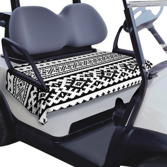 51" x 31" Universal Fit Golf Cart Seat Cover, Soft Microfiber Towel for EZGO TXT, Club Car Precedent, Yamaha G29