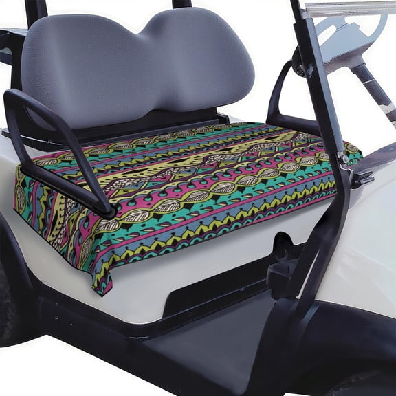 51" x 31" Universal Golf Cart Front Bench Seat Cover, Soft Microfiber Towel for EZGO, Yamaha, Club Car, Icon Model Seats