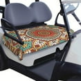 thumbnail image 1 of 51" x 31" Universal Mandala Golf Cart Towel, Microfiber Seat Cover for Front Bench Protection and Style, 1 of 8