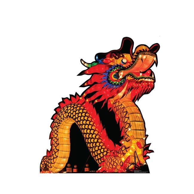 51'' Vibrant Chinese New Year Dragon Cardboard Standup