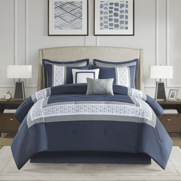 510 DESIGN Powell Cozy Comforter Set, Navy - Queen