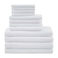 thumbnail image 1 of 510 Design Big Bundle 100% Cotton 12 Piece Bath Towel Set, White, 1 of 14
