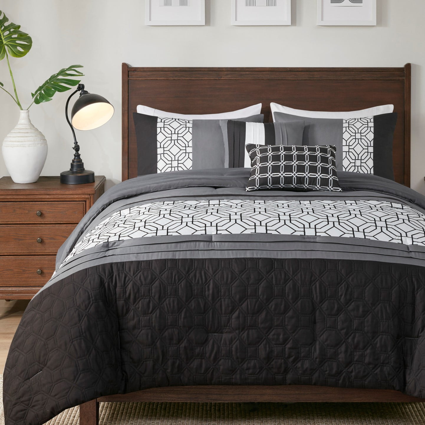 510 Design King/CalKing Down Alternative Comforter Set and Decor