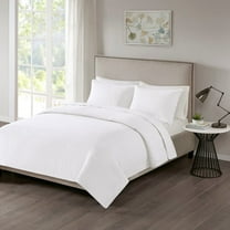 510 Design Otto Full/Queen 3 Piece Reversible Quilt Set in White