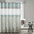 thumbnail image 1 of 510 Design Stacie Printed and Embroidered Shower Curtain, 1 of 4