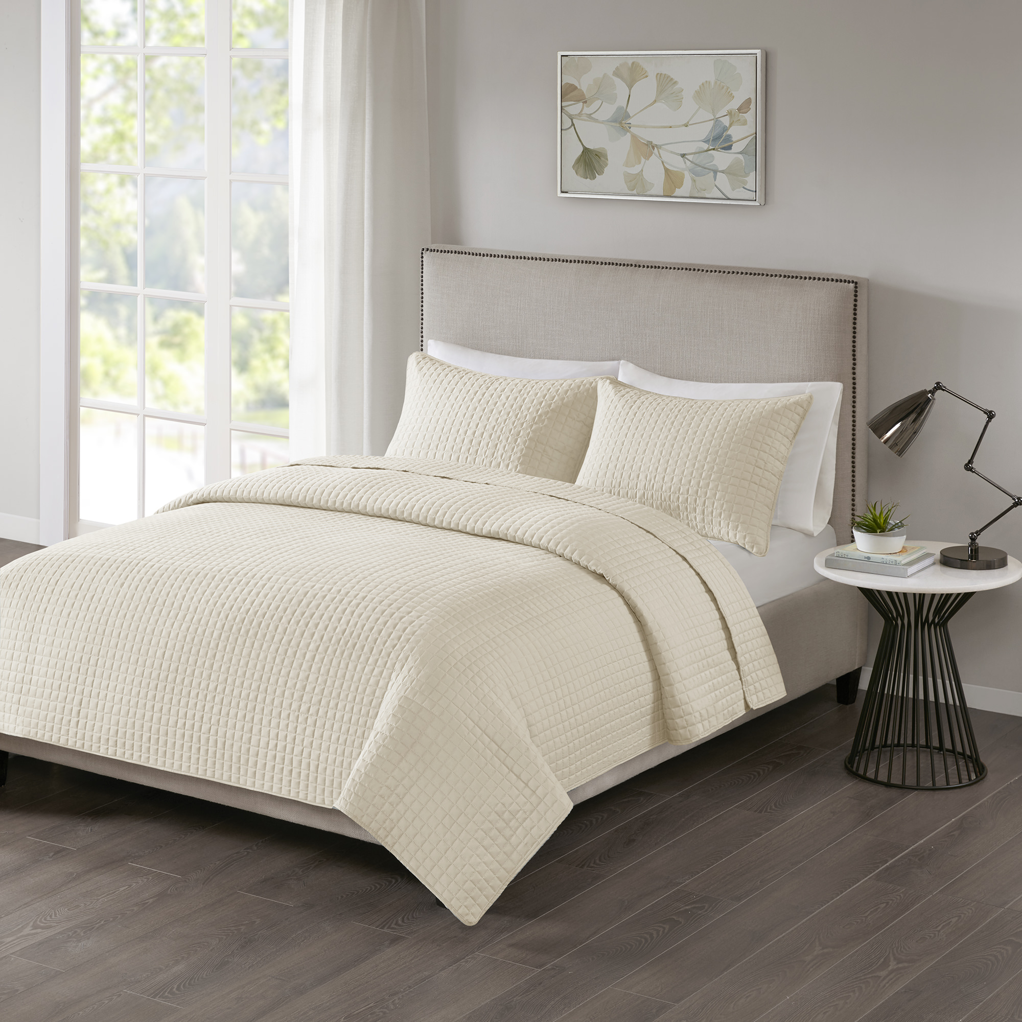 510 Design Trace 3 Piece Super Soft Quilted Coverlet Set - Walmart.com