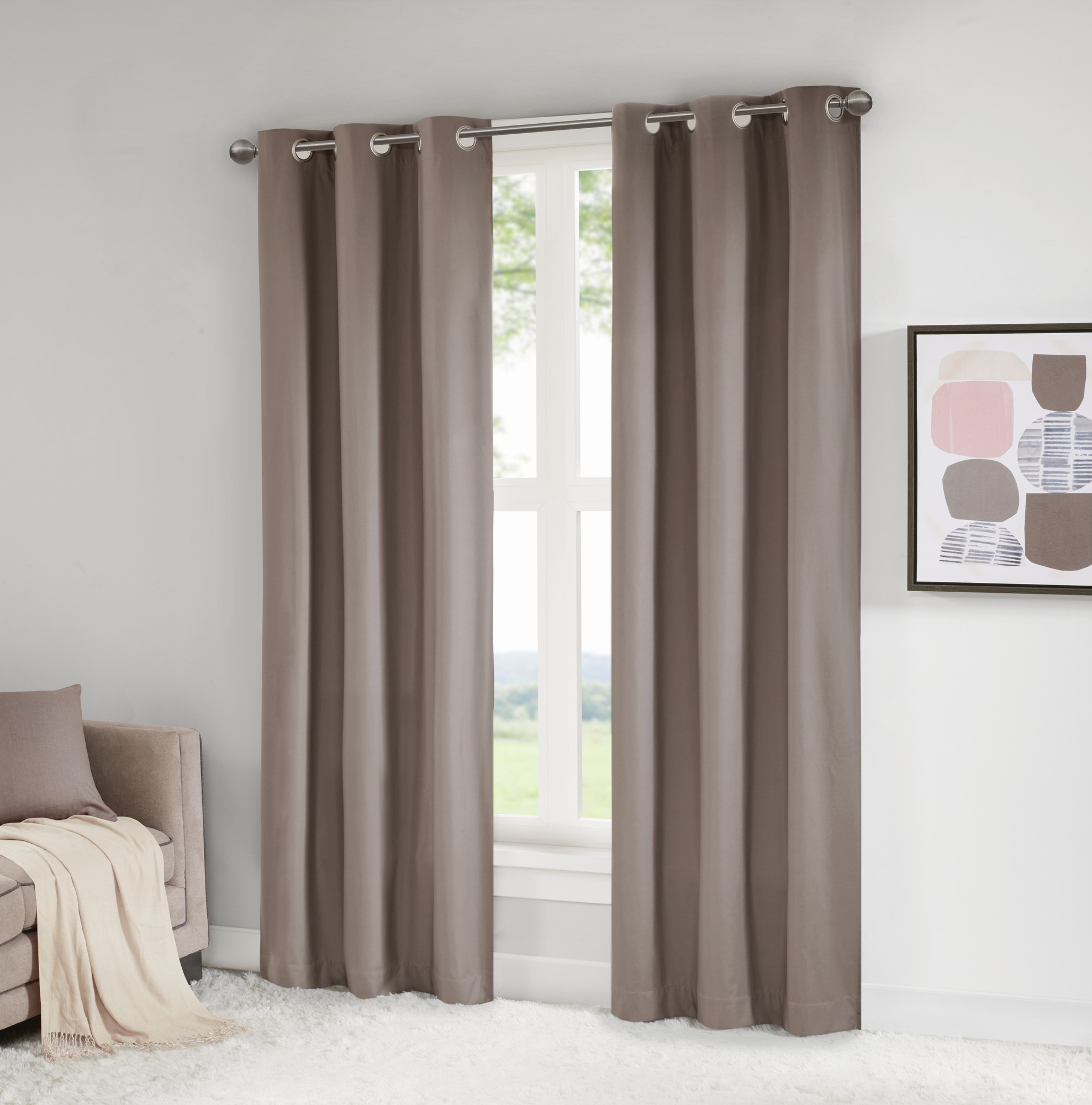 510 Design Zara Solid Theater Grade Total Blackout Curtain Pair