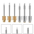 thumbnail image 1 of 510 Interface 30W Soldering Iron Tip Usb Welding Tips Head Tools Electric Soldering Iron Accessories Parts B C K Silver 30W C Smile Home, 1 of 7
