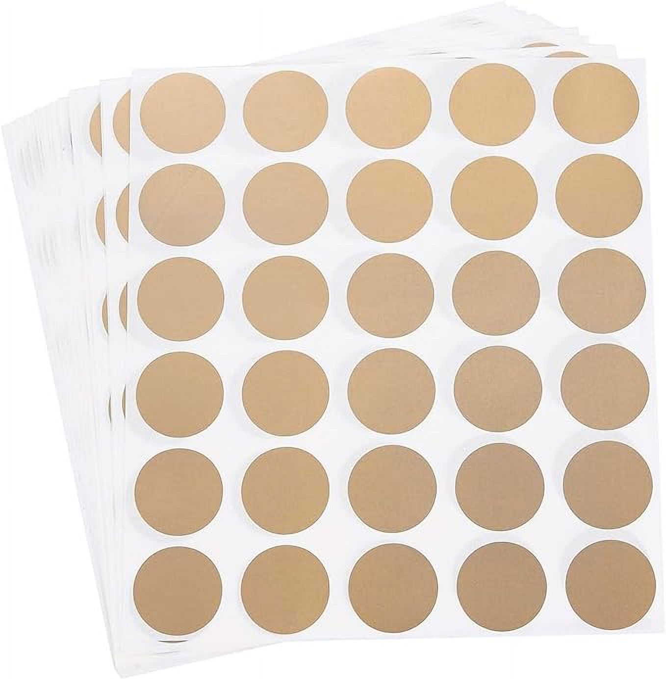 510 Pack ScratchOff Stickers, 1Inch Round SelfAdhesive, Peel and