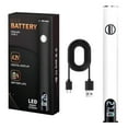 thumbnail image 1 of 510 Threaded Battery Cart Pen, Portable Cordless Soldering Iron Cart Pen, USB-C Rechargeable with LED Screen, 650mAh Adjustable Temperature for Electronics Repair, DIY, & Phone Fix White, 1 of 3