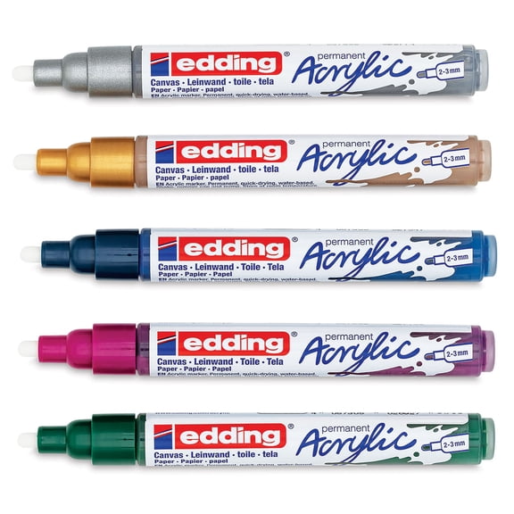 5100 Acrylic Marker Med Set/5 Festv