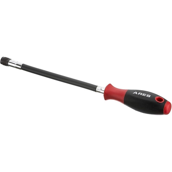 51000 - Flexible Screwdriver - 1/4-Inch Drive Quick Release Bit Holder Head - Strong and Flexible Shaft - Allows for Access to Tight and Confined Spaces - Socket Adapter Included