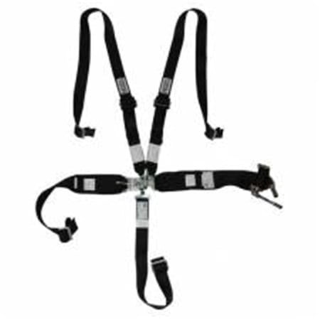 51000 Right Lap Belt Ratchet Adjust Harness 5-Point Harness System - Black