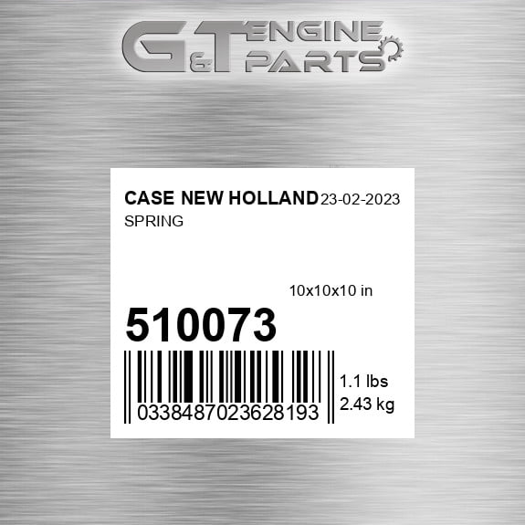 510073 SPRING fits CASE NEW HOLLAND (New OEM) - Walmart.com