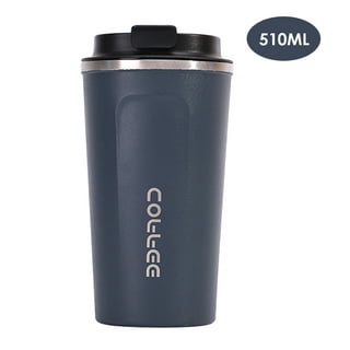 HYDRATE 500ml Insulated Travel Reusable Coffee Cup with Leak-proof Lid,  Black