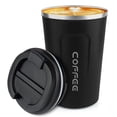 thumbnail image 1 of 510ml Insulated Coffee Tumblers with Flip Lid Stainless Steel Double Wall Vacuum Thermos with Straw Lid Leak Proof, Keeps Cold and Hot for Coffee Tea Walmart Big Sales!, 1 of 7