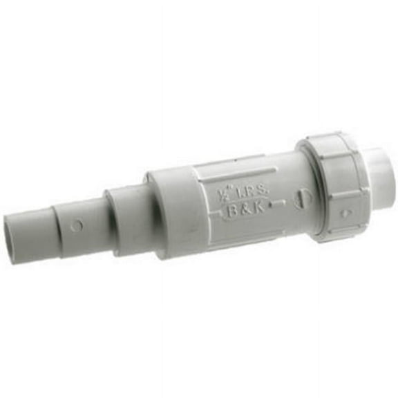 511-53-12-12B 0.50 in. PVC Solvent Weld Adjustable Repair Coupling