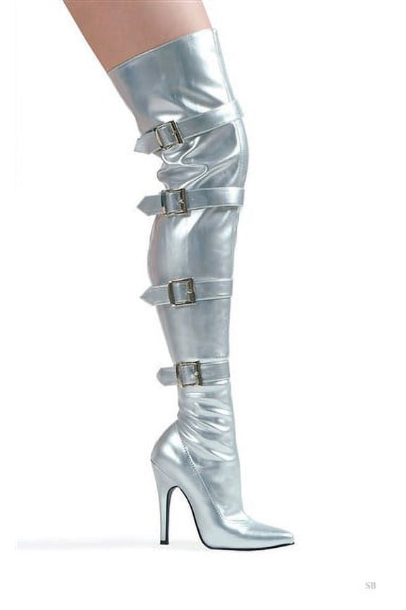 511-BUCKLEUP, 5" Heel Stretch Thigh Boot .