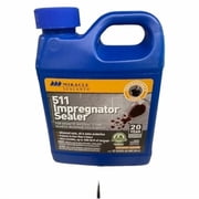 511 Impregnator Penetrating Sealer, 1 Quart   Invisible Stone Sealer for Moisture & Stain Protection, Indoor & Outdoor Use