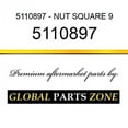 thumbnail image 1 of 5110897 - NUT SQUARE 9/16 fits Caterpillar (CAT), 1 of 1