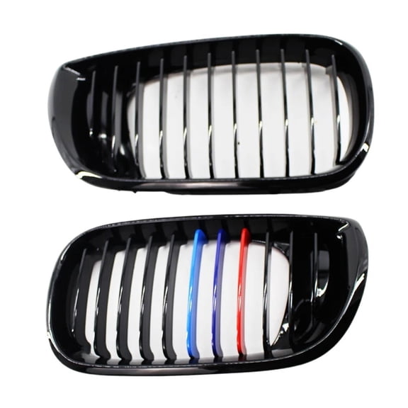 51137030545 511370305456 Car Front Bumper Kidney Grille for BMW 3 Series E46 4-door Facelift 2002-2006