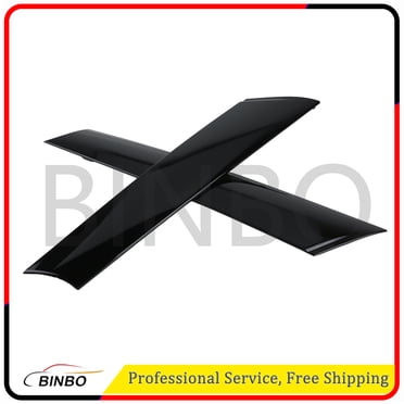 Pair Front Windshield Post Trim For Mini Cooper 2007-2015 R55 R56 R57 – Left & Right – Gloss Black By Feiteplus