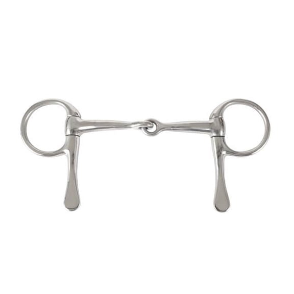 5115-3-1-2 3.5 in. Mini Stainless Steel Half Cheek Snaffle Bit