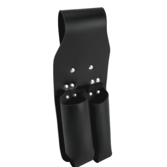 5118RT Lineman's Pouch, Leather Tool Holder for Pliers and Folding Rule with Tunnel Connection