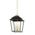 thumbnail image 1 of 5119-AGB/SBK-Hudson Valley Lighting-Natick - 4 Light Pendant-19.25 Inches Tall and 12.5 Inches Wide-Aged Brass/Soft Black Finish    -Traditional, 1 of 1