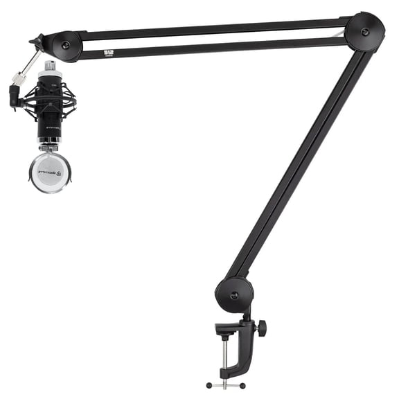 512 Audio by Warm Audio 512-BBA 31" Adjustable Microphone Boom Arm + RCM SR Mic