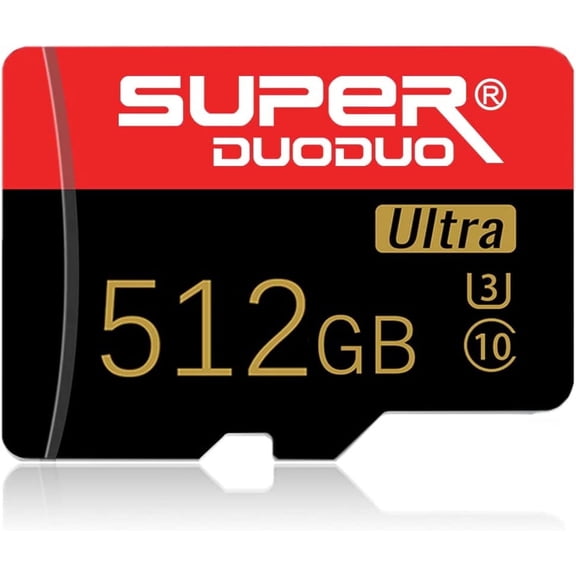 512 Memory Card with Adapter,High Speed TF Card Full HD, Mini Card for Tablet/PC/Smartphone/Drone/Camera/Dash Cam.