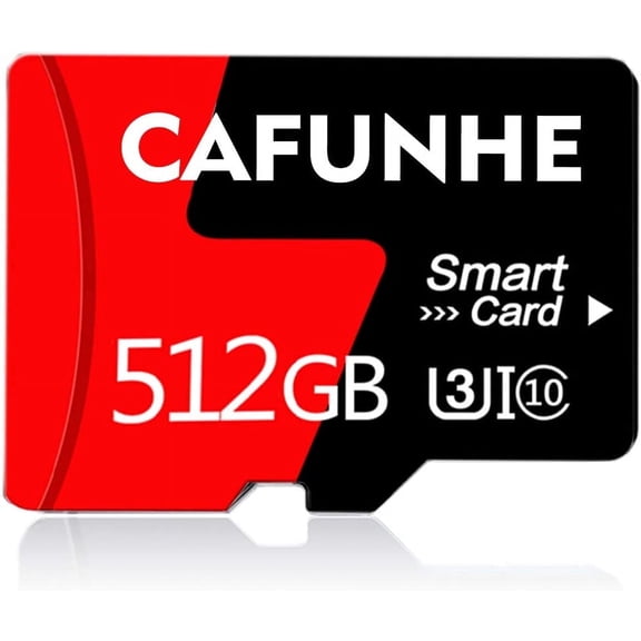 512 Micro SD Card A1 V30 4K Video Recording, Surveillance, Security Camera, Action Camera, Drone, 100MB/s MicroSDXC Memory Card UHS-I Class 10