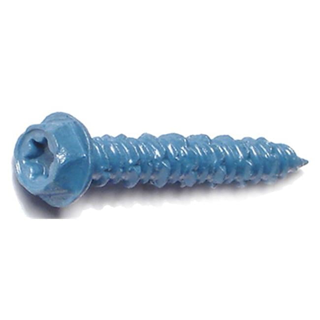 51206 0.19 x 1.25 in. Star Hex Head Masonry Screw -100 Pack