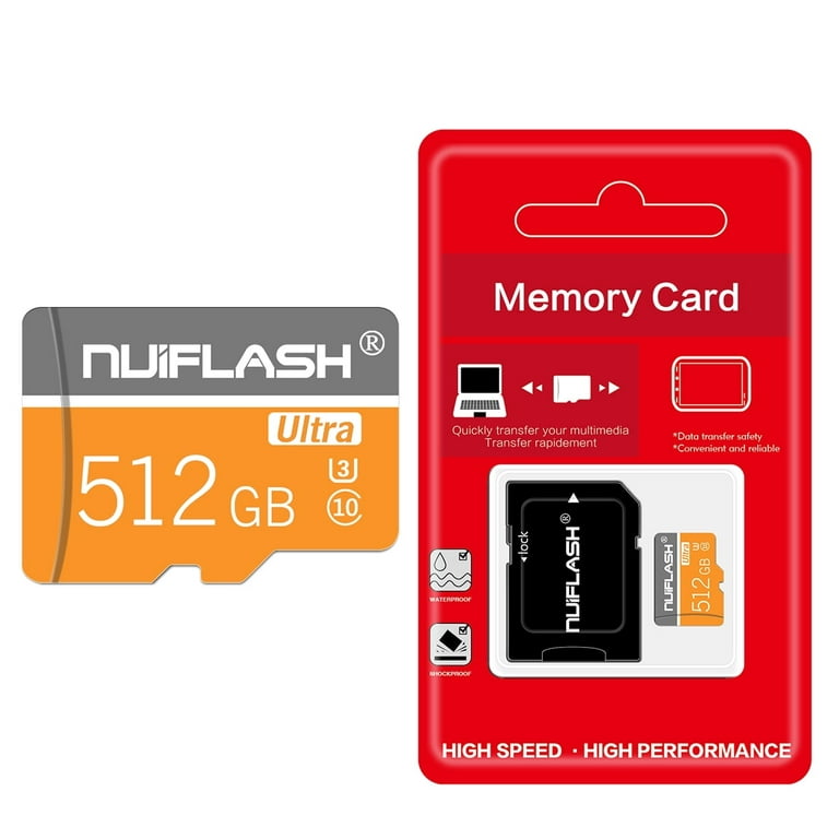 512GB Memory Card Class 10 Micro SD Card for Nintendo Switch, Android  Smartphone,Digital Camera,Tablet and Drone 