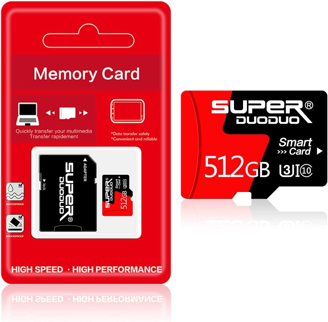 512GB Micro SD Card Class 10 Memory Card TF Card for Wyze, GoPro
