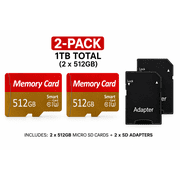 512GB Micro SD Card Flash Memory Card with Adapter