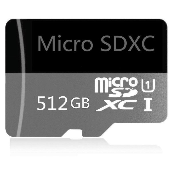512GB Micro SD Card High Speed Class 10 SDXC with Free SD Adapter