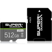 512GB Micro SD Card Memory Card Class 10 High Speed Flash Card for Smartphone/Computer/Camera/Portable Gaming Devices/Dash Cam(512GB)