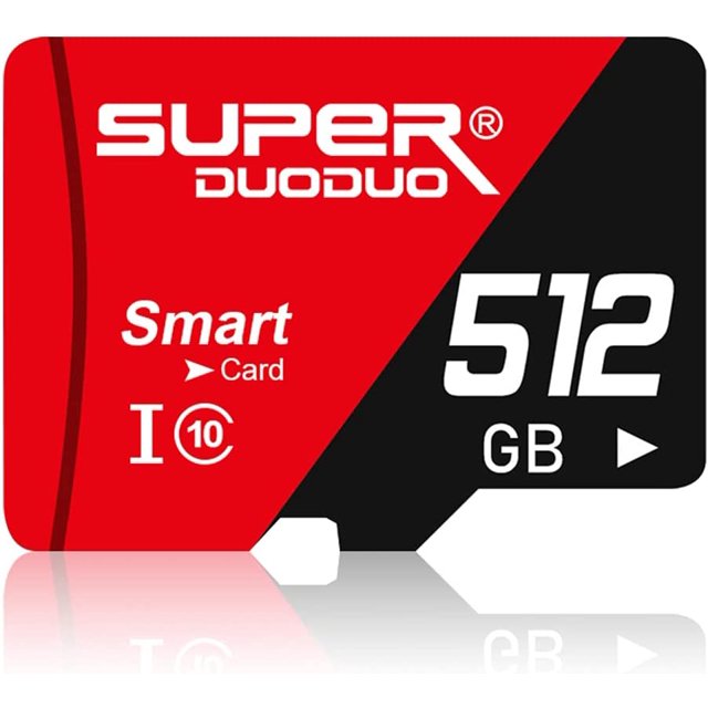 512GB Micro SD Card with a Sd Adapter Class 10 SDXC Memory Card Fast Speed TF Card for Android